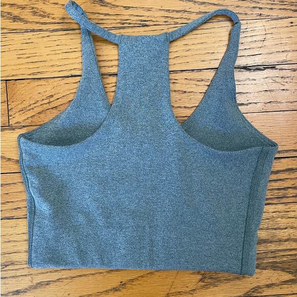 girlfriend collective Cleo Halter Bra in Alipine Heather Size XXS - Picture 3 of 4